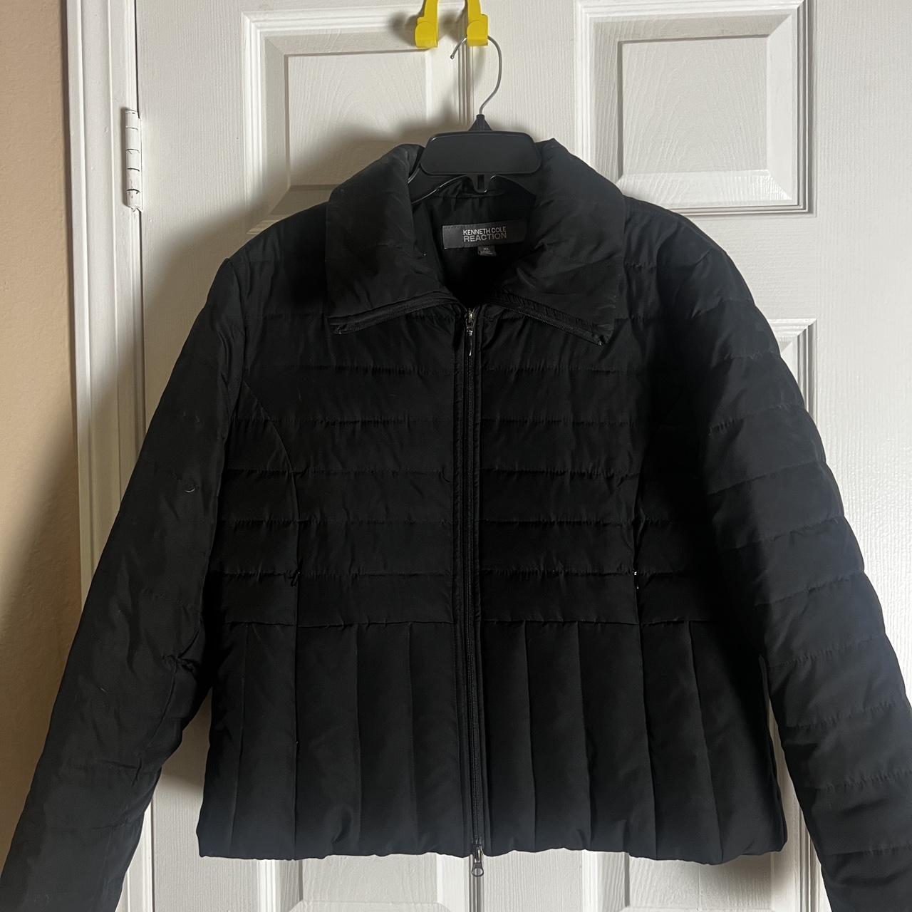 Kenneth Cole Reaction black puffer jacket. Size XL. Depop