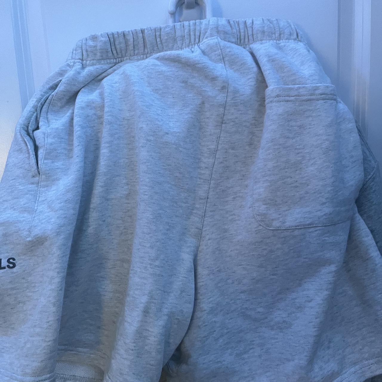 Men's Grey and White Shorts | Depop