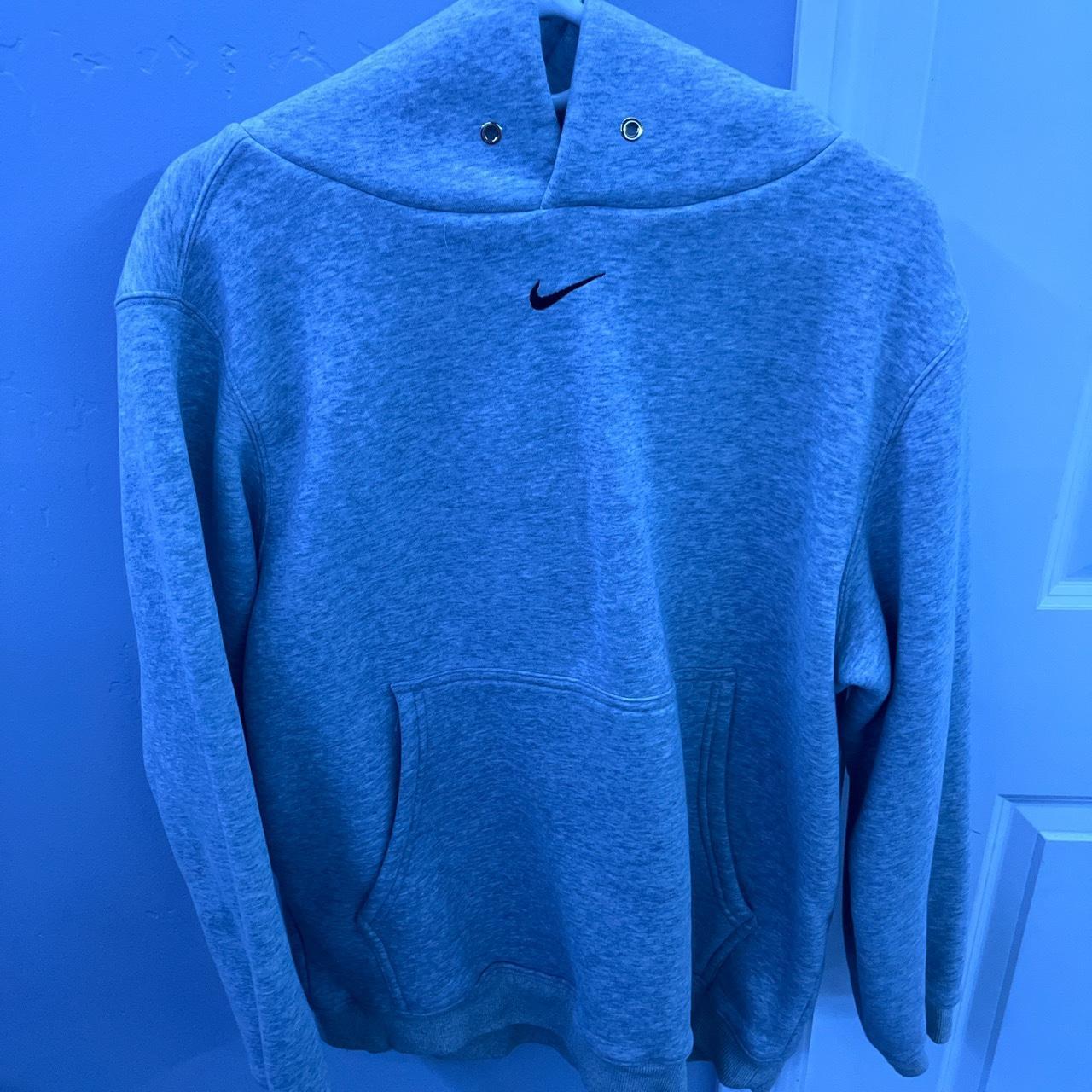 centre swoosh nike hoodie