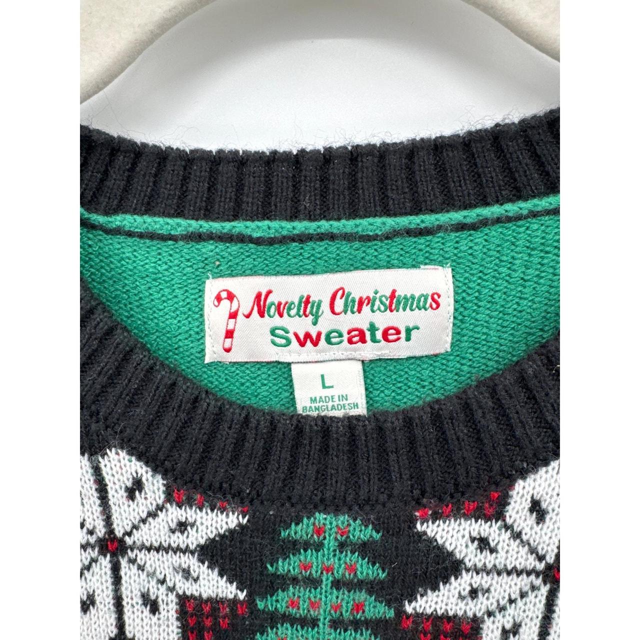 Source Unknown Men's Sweater - Green/Red - L – No… - image 2