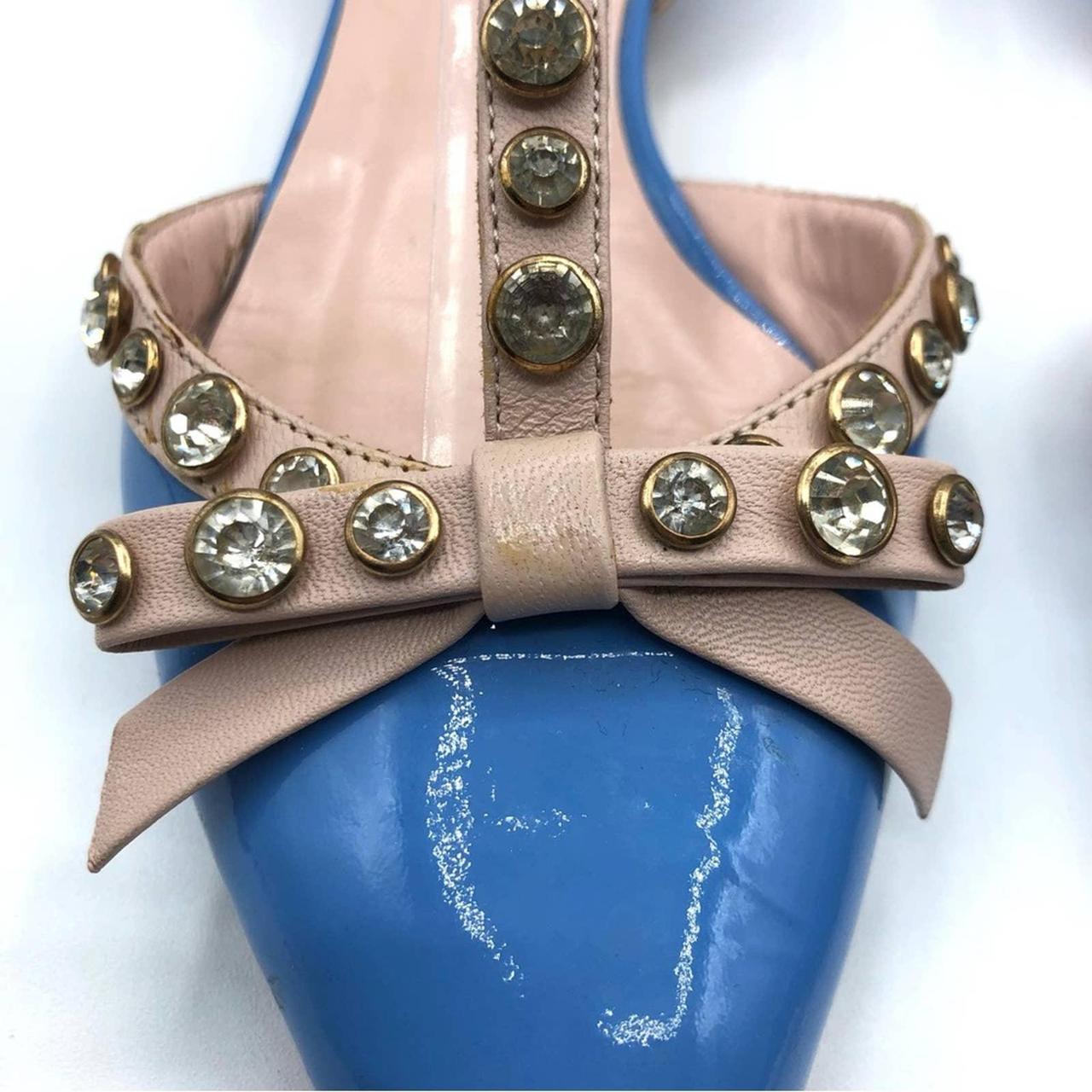 Kate Spade New York Women's Blue and Cream Footwear | Depop