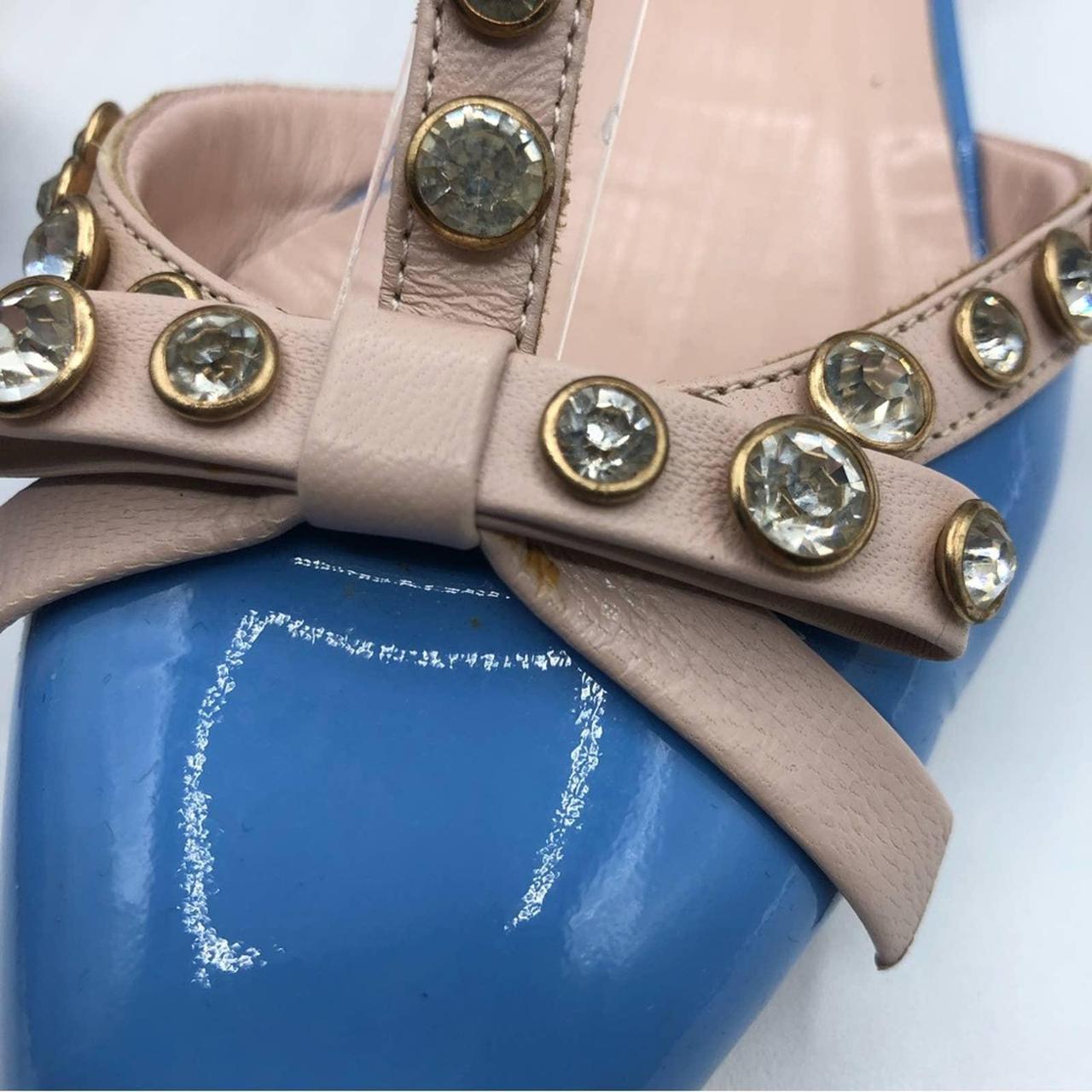 Kate Spade New York Women's Blue and Cream Footwear | Depop