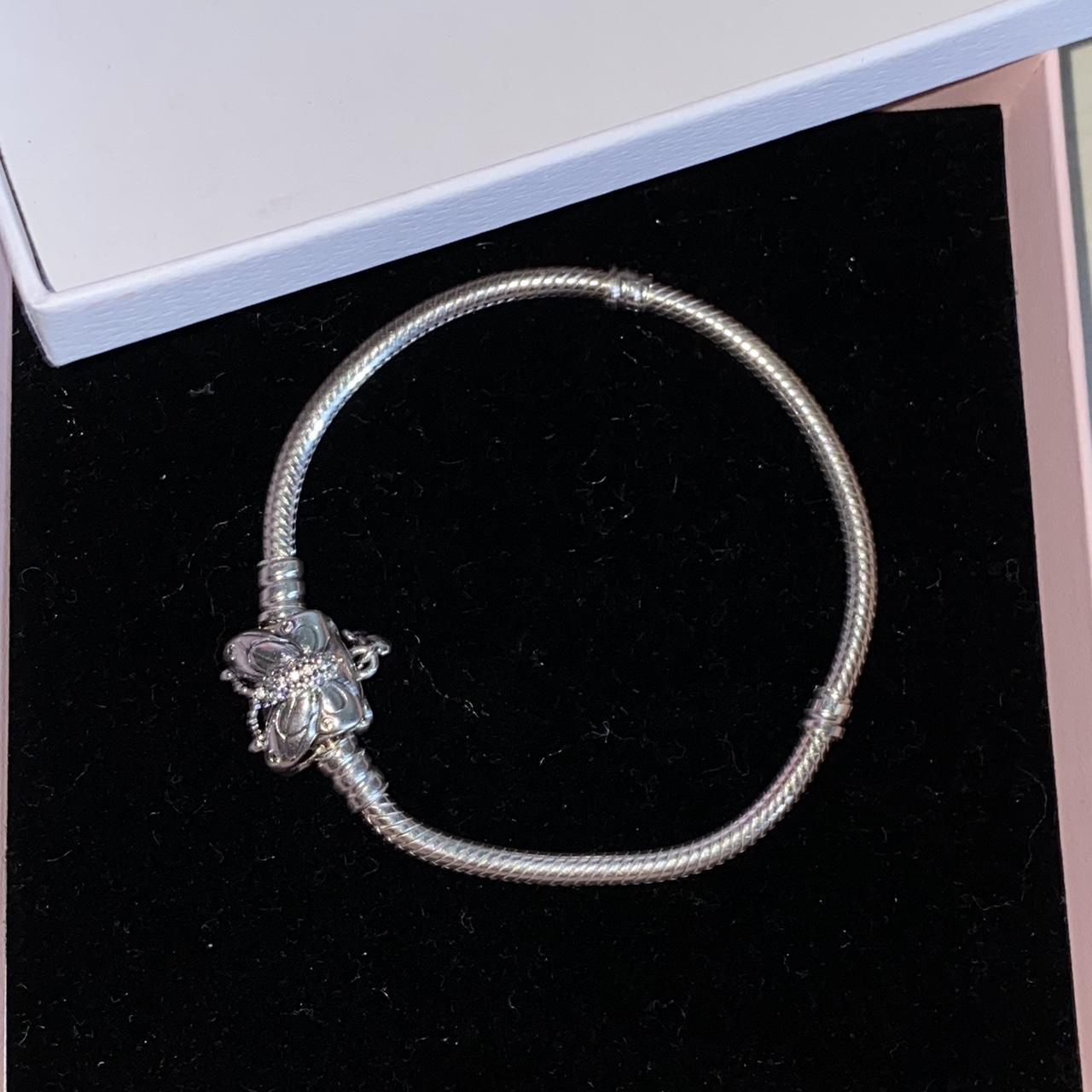 Authentic Pandora Silver Moments Snake Chain Bracelet MISSING CLASP 597602   eBay