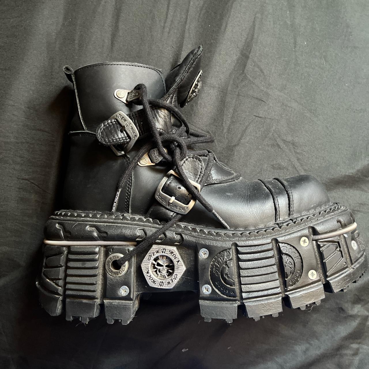 New Rock Women's Boots | Depop