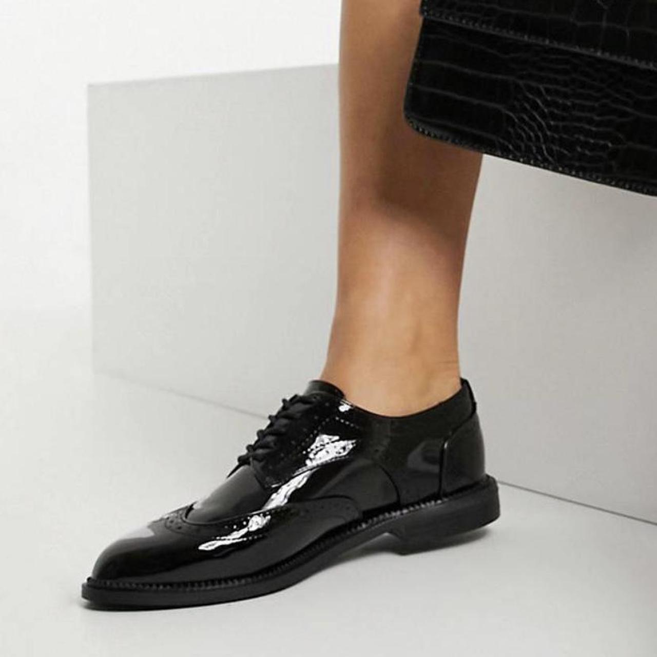 ASOS Design Oxford Longwing Lace Up Shoes Depop