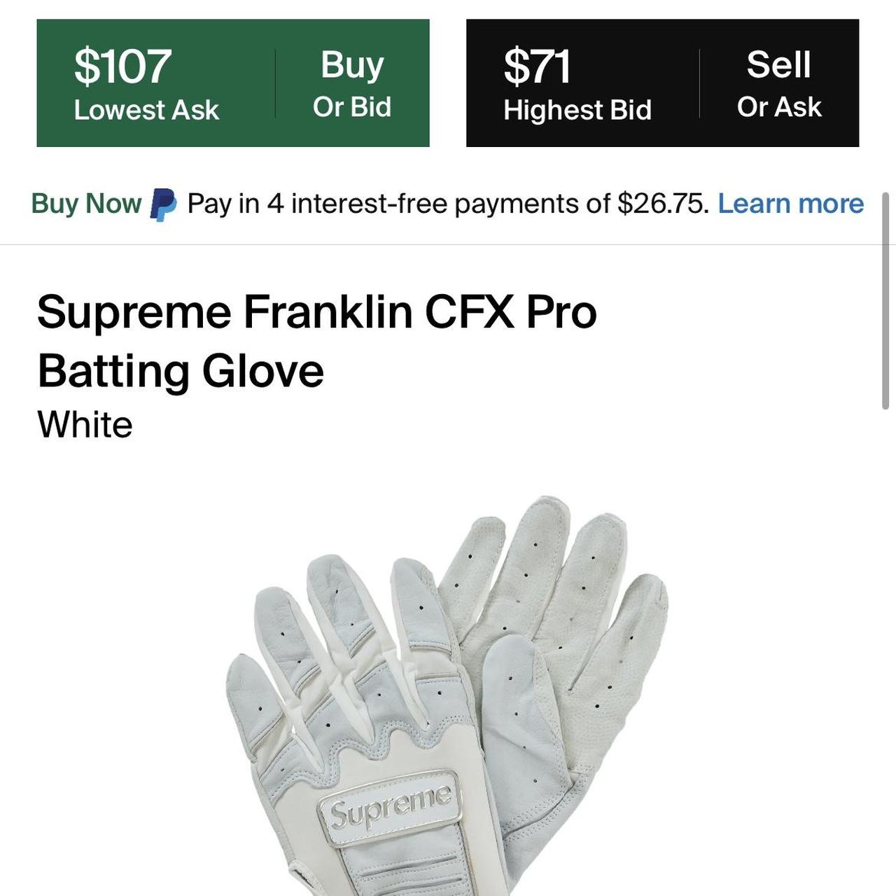 Supreme Franklin CFX Pro Batting Glove Color:... - Depop