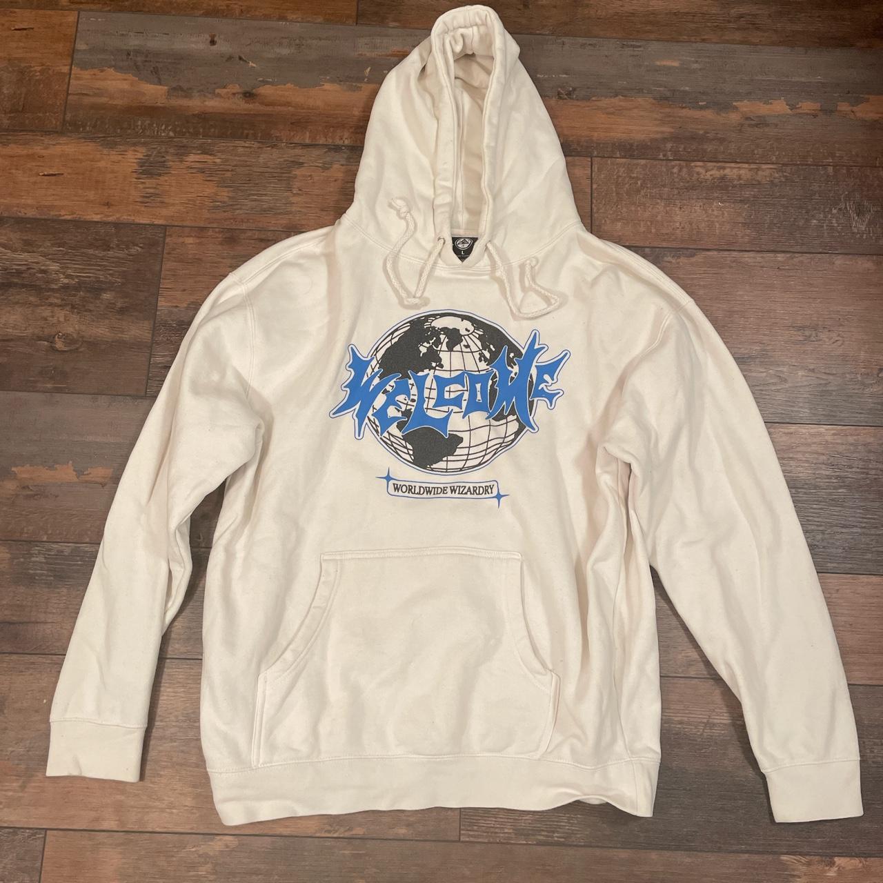 Butter Goods Men's Cream Hoodie Depop
