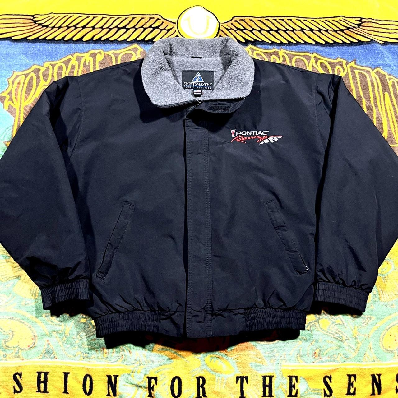 Vintage 90s Pontiac Racing Polartec Zip Up Jacket ... - Depop