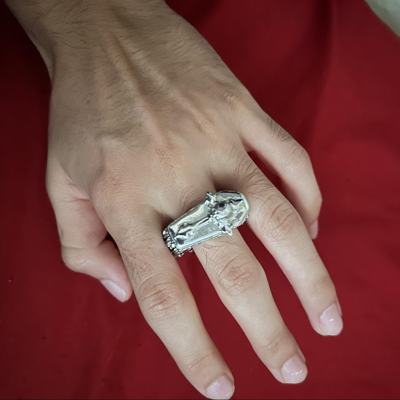 DYR COFFIN EING FROM HARD JEWELRY size 9 good... Depop