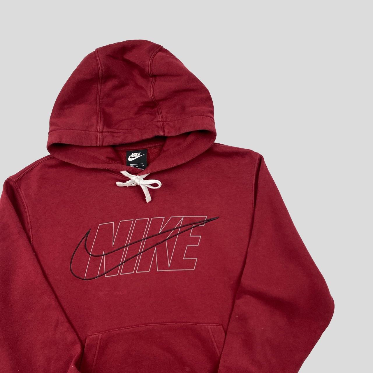 Nike Men's Burgundy Hoodie | Depop