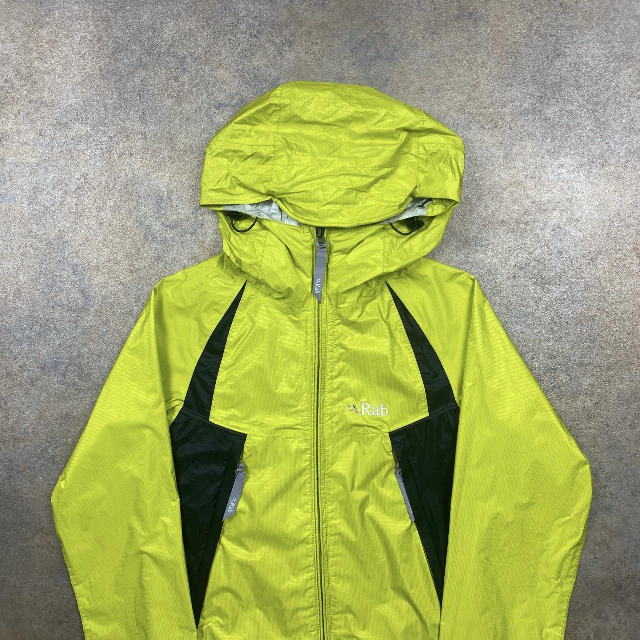 Rab Jetstream Jacket Windbreaker Yellow/ black... - Depop