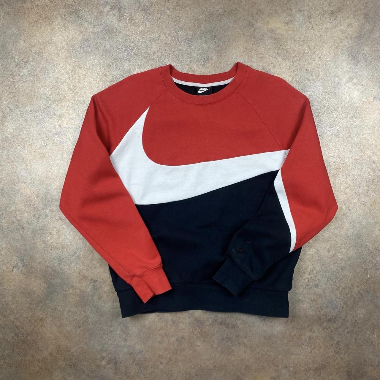 multicolor nike sweatshirt