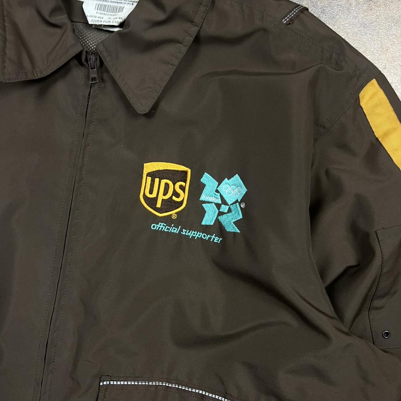 UPS Delivery Harrington Jacket Brown colour, cool... Depop