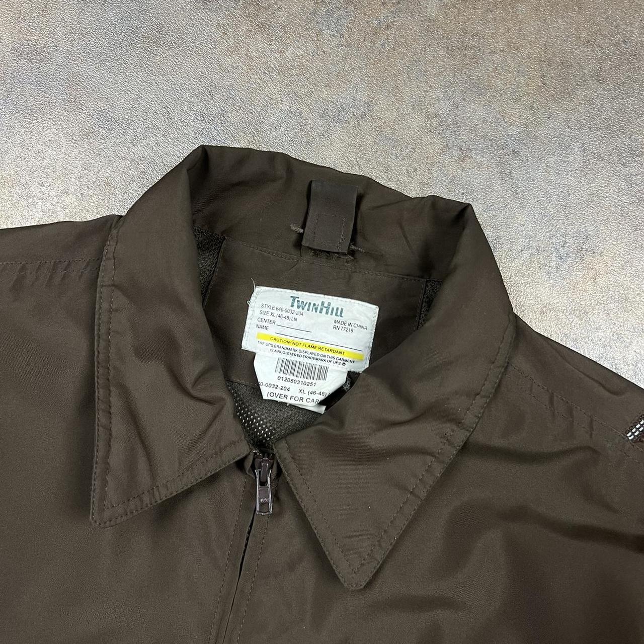 UPS Delivery Harrington Jacket Brown colour, cool... Depop