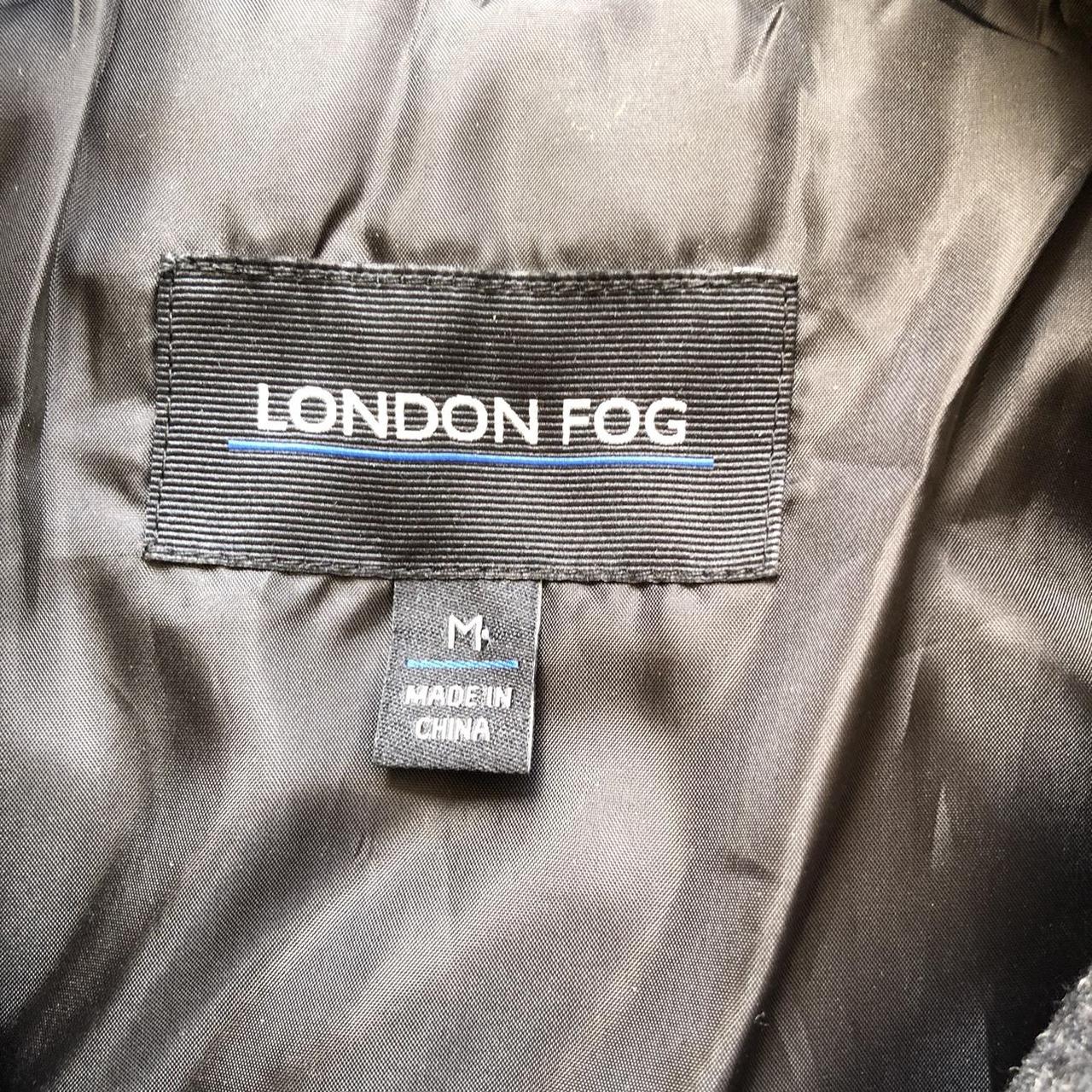 London Fog Men’s Dark Gray Short Jacket Warm Winter... - Depop