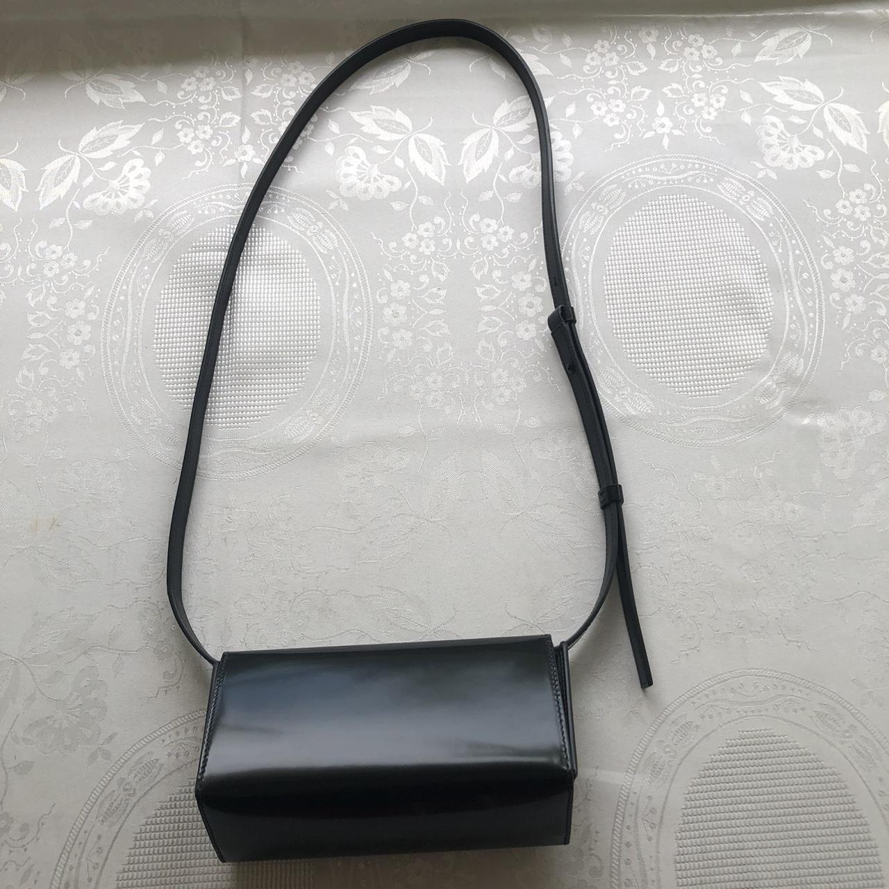 Ferragamo Prism Leather Top Handle Bag