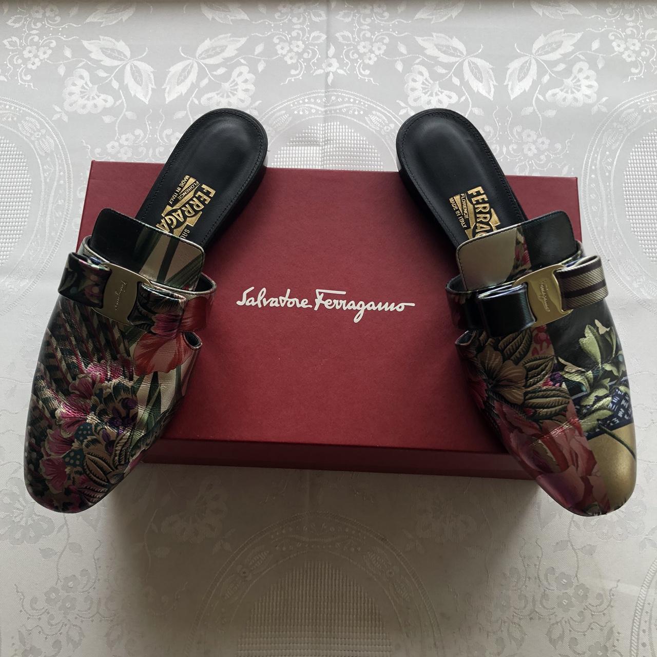 Ferragamo clogs hot sale