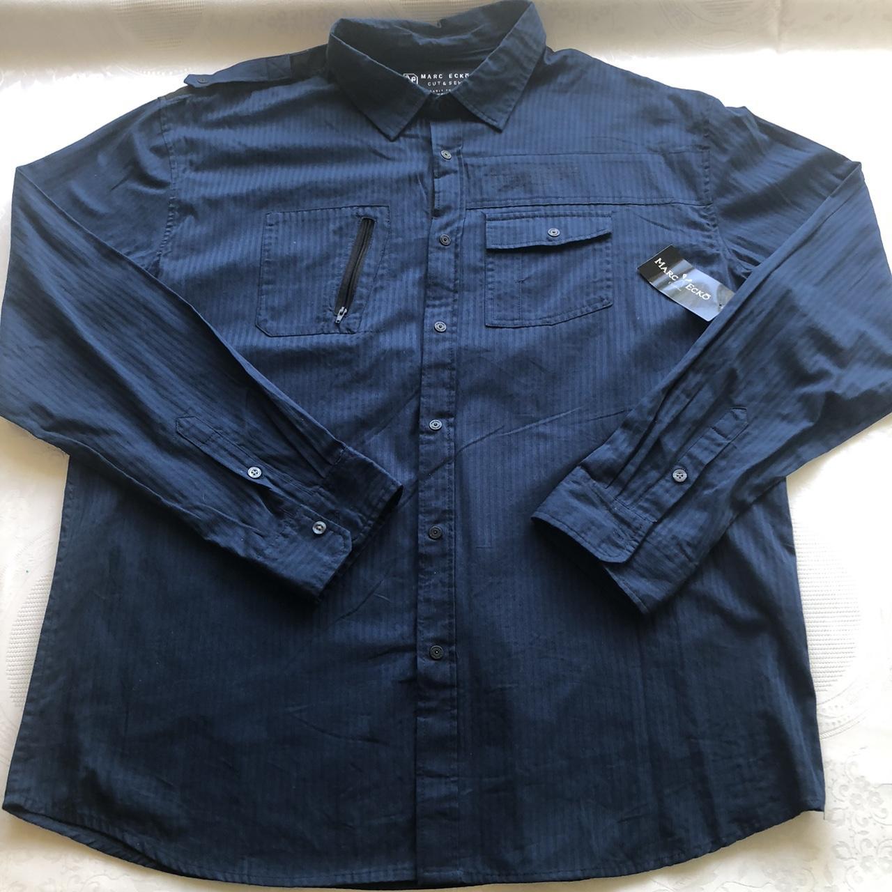 marc ecko cut and sew button down