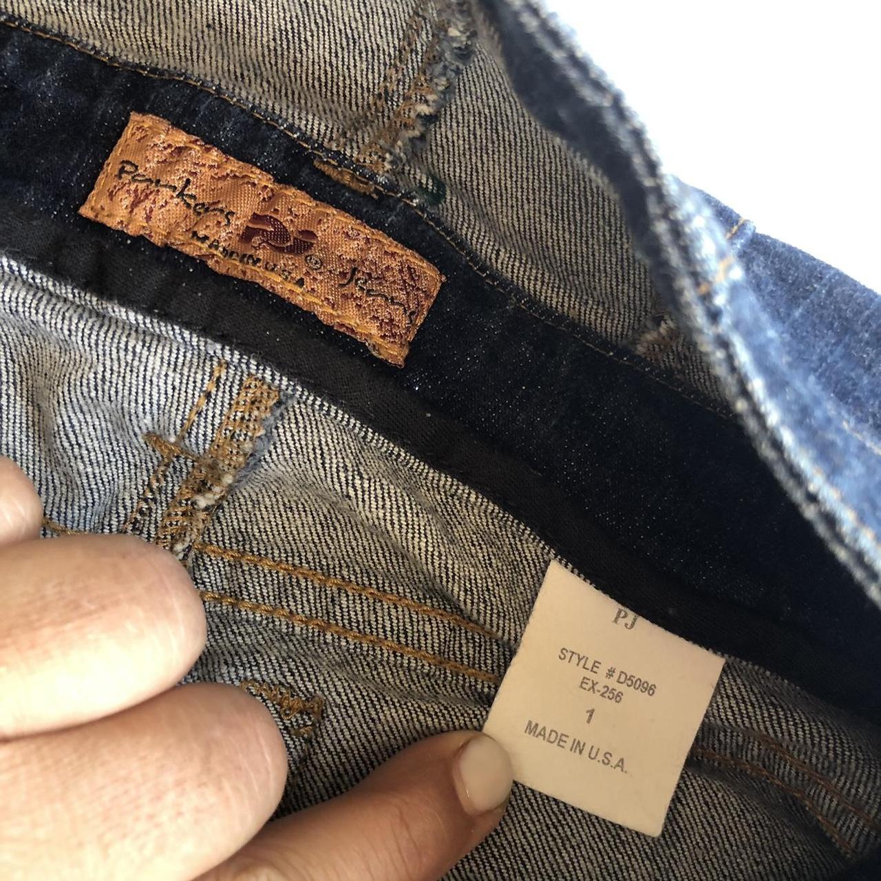 PJ Harlow Women's Blue and Gold Jeans (3)