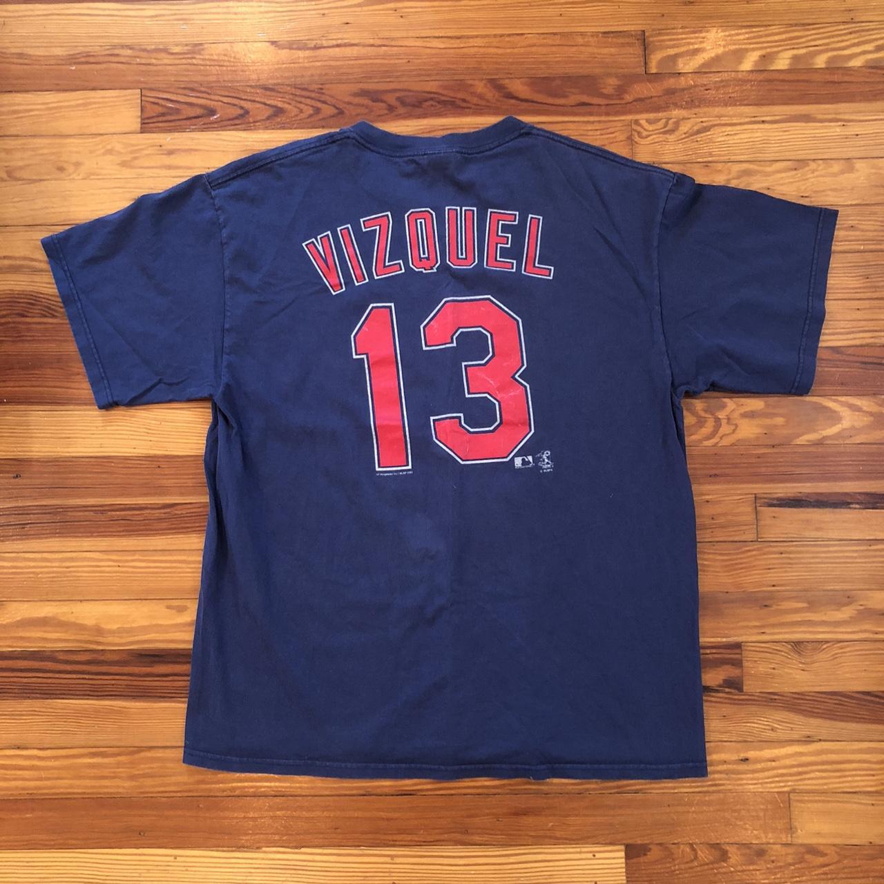 Vintage 90's Omar Vizquel Cleveland Indians Shirt by - Depop