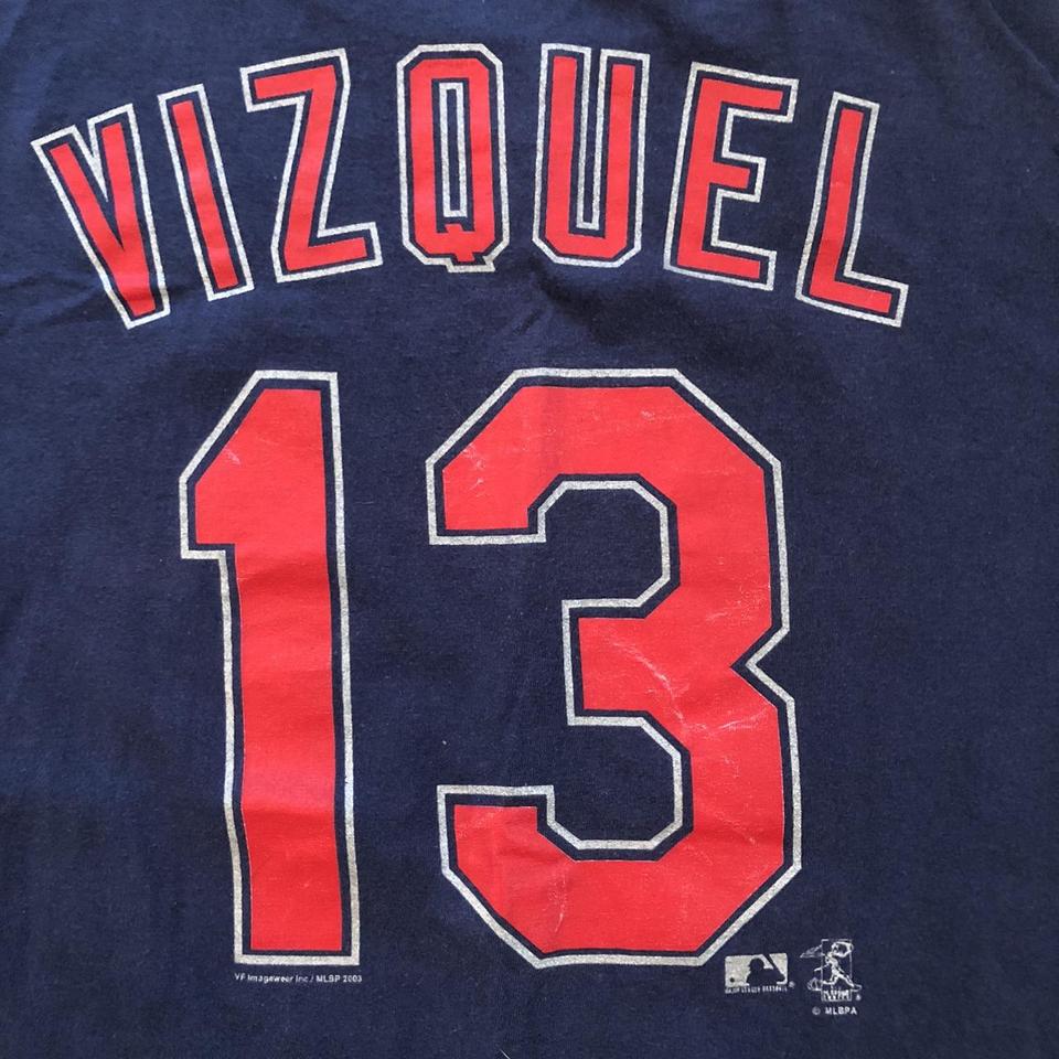 Vintage 90's Omar Vizquel Cleveland Indians Shirt by - Depop