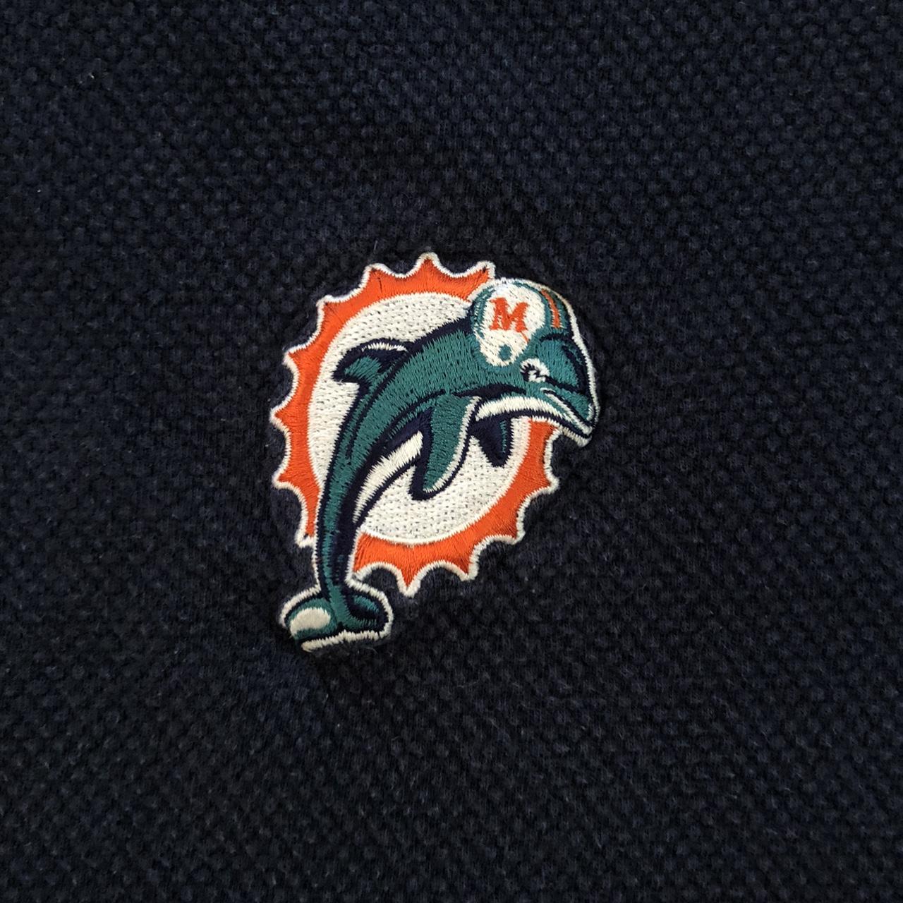 Nike Polo Shirt Mens Large NFL Miami Dolphins short - Depop