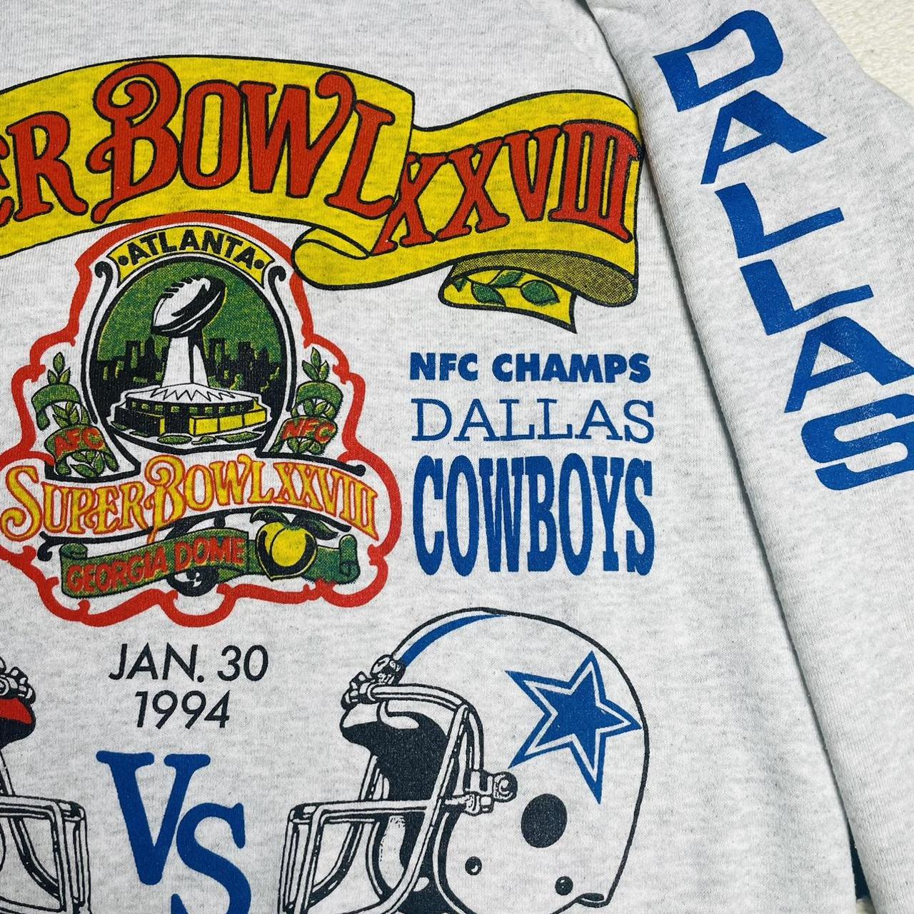 This rare vintage 1994 Dallas Cowboys shirt with - Depop