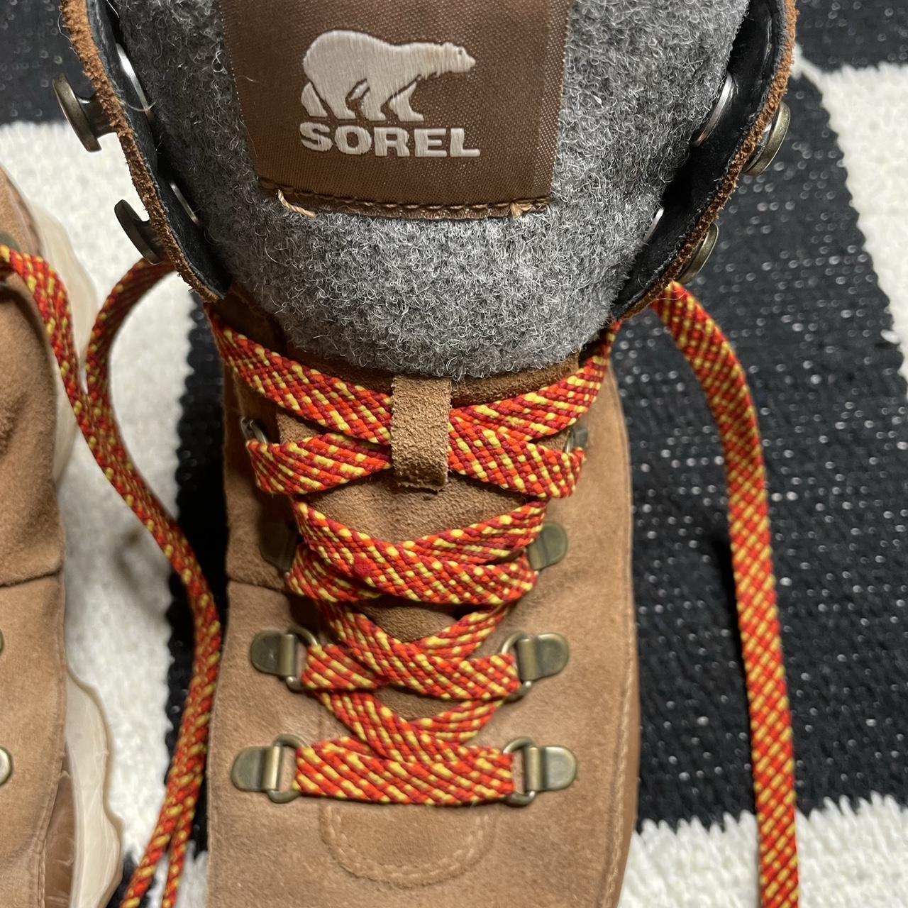 Sorel Women's Orange and Tan Boots (2)