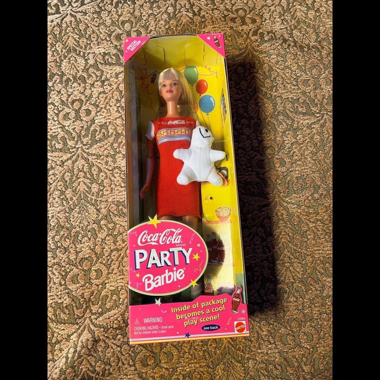 Coca-cola Party Barbie year 1998 popular Special Edition