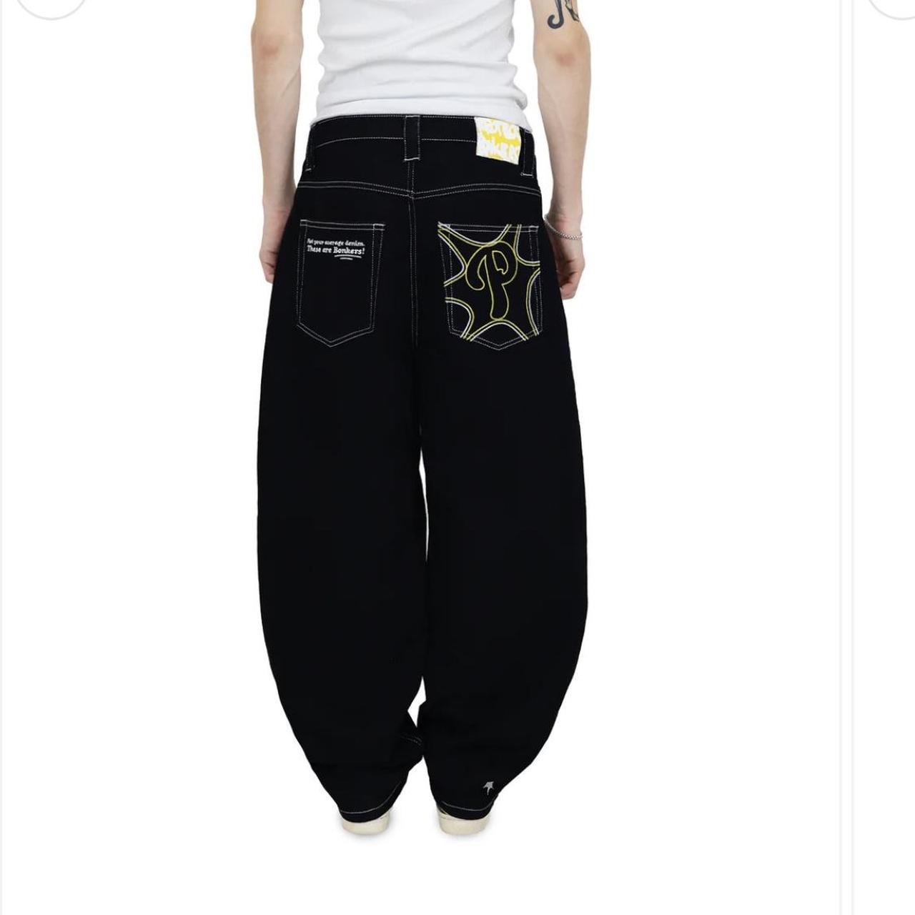 SOLD —— Protect Ldn Jeans Bonkers Scribble Size 32... Depop