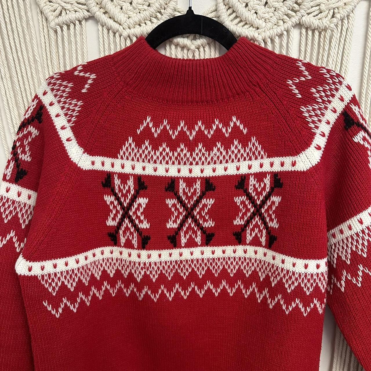 Vintage JCPenney red sweater Size Medium... - Depop