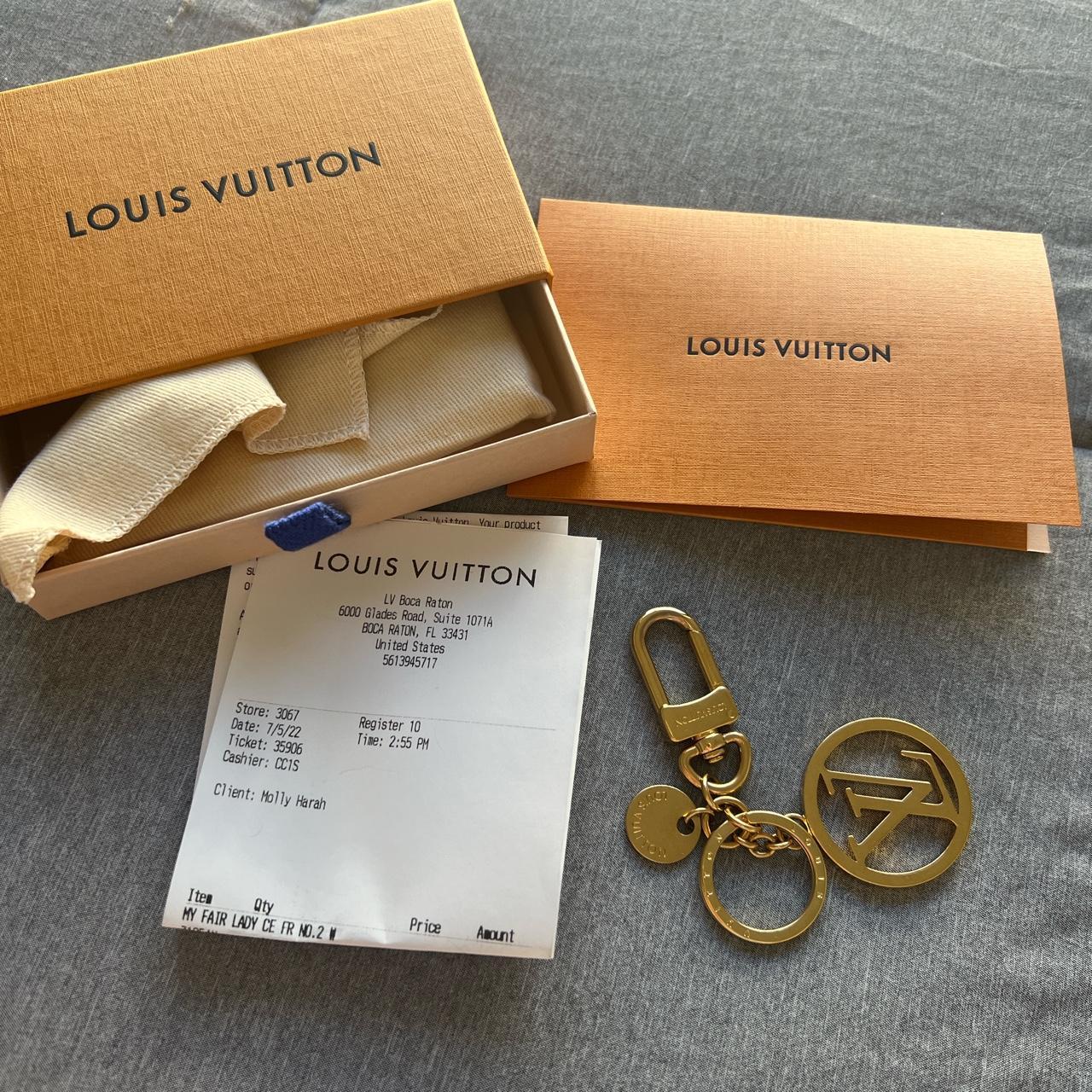 Louis Vuitton key chain Pristine condition. - Depop