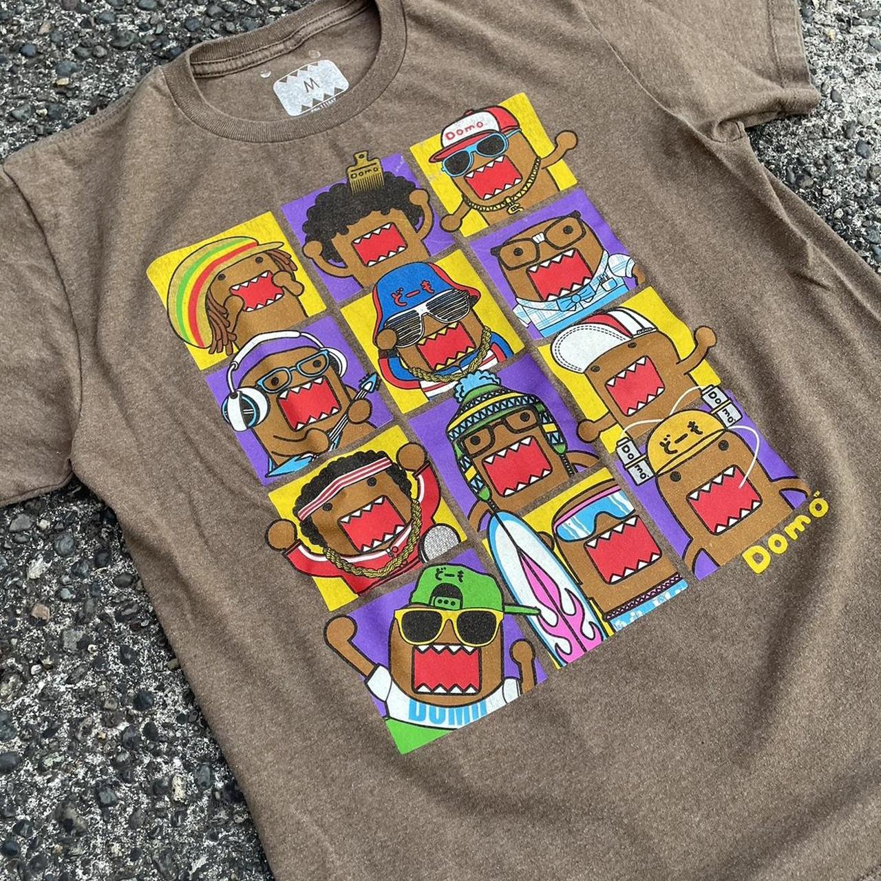 2000s domo character t shirt size medium fits... - Depop