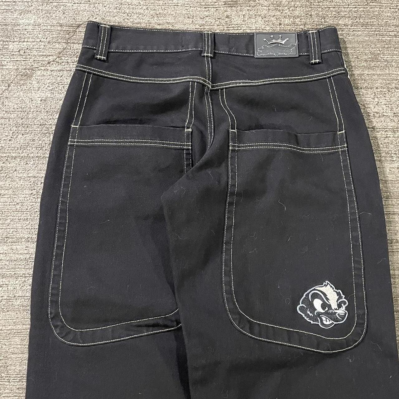 vintage 2000s jnco skunks fits like a 36x32 with... - Depop