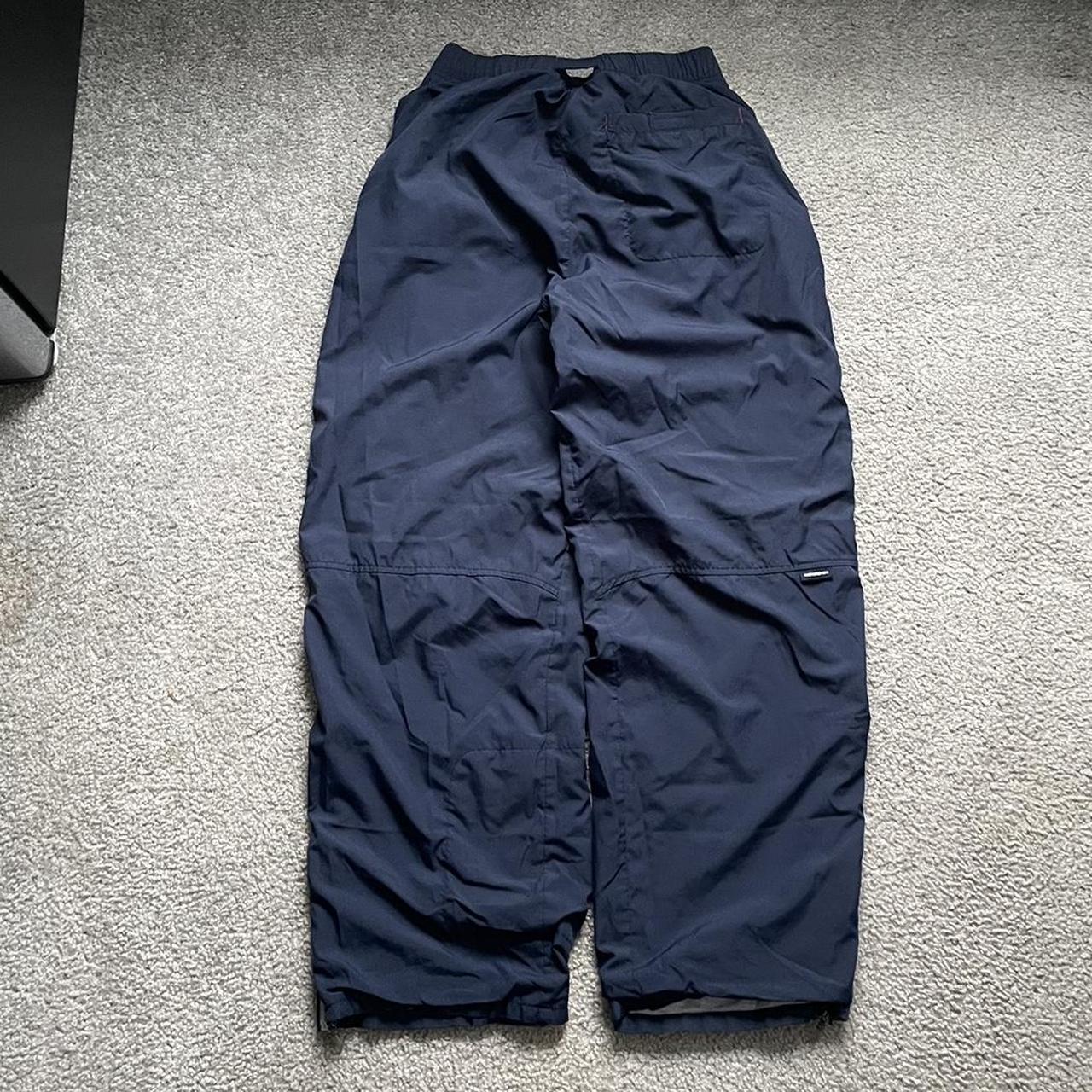 2000s baggy abercrombie and fitch parachute pants... - Depop