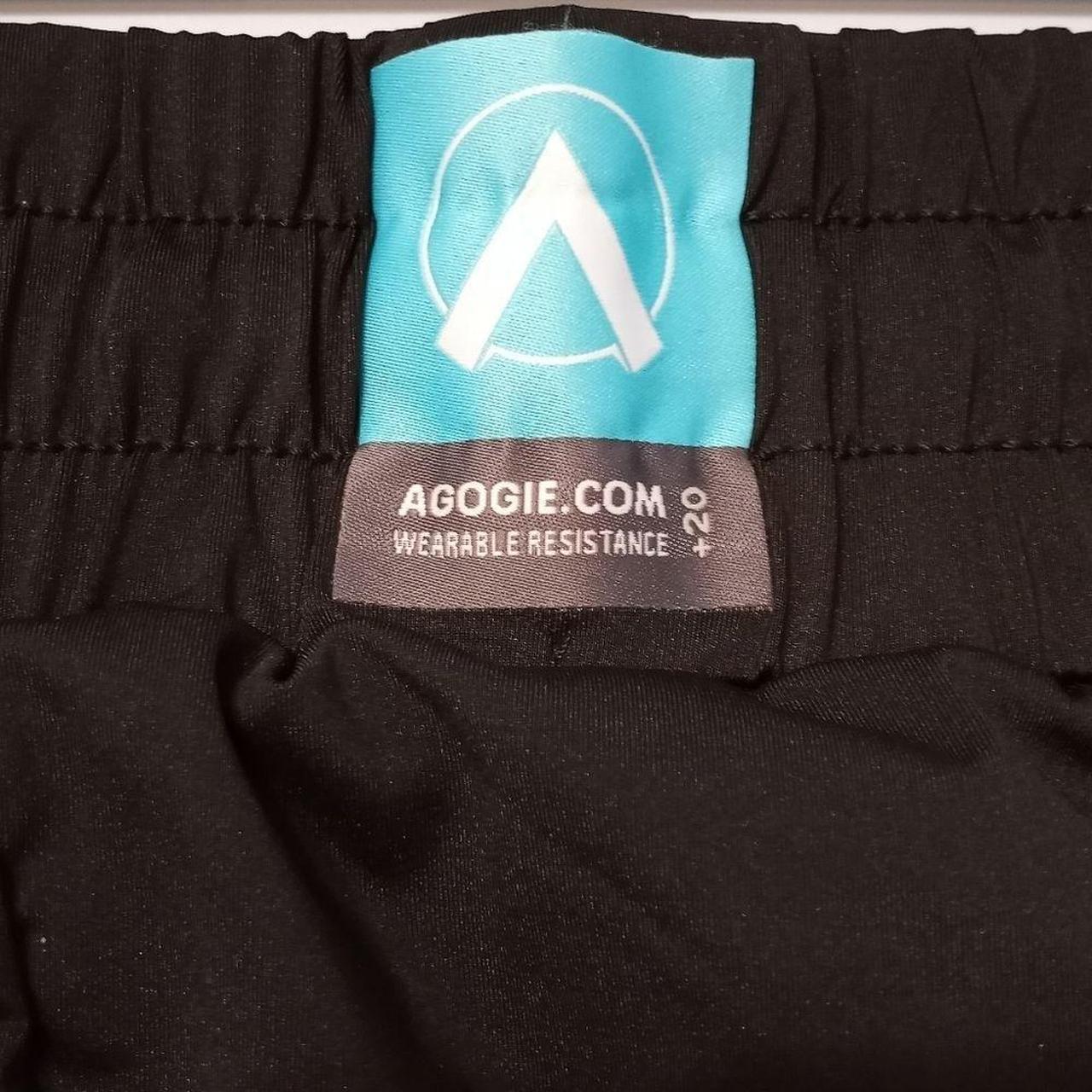 AGOGIE +40 Black Wearable Resistance Leggings Plus - Depop
