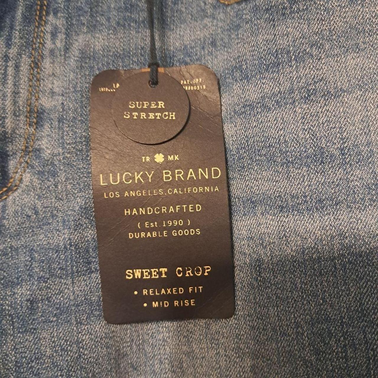 Lucky brand sweet crop hot sale relaxed fit mid rise