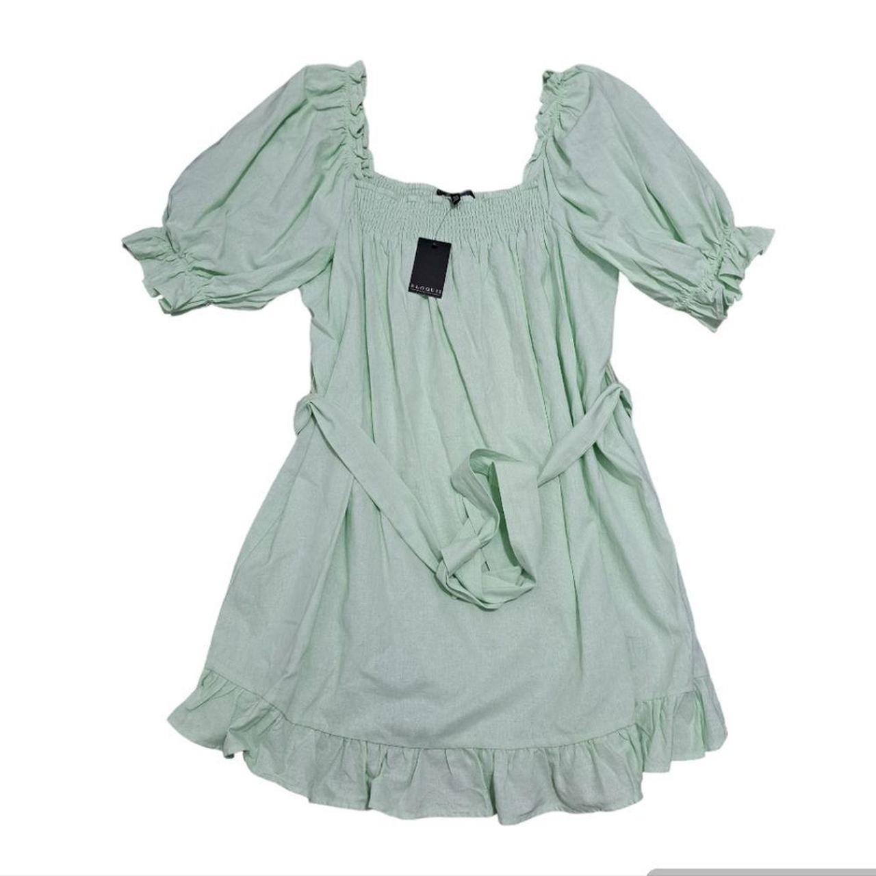 NWT Eloquii Smocked Dress with Puff buy Sleeves