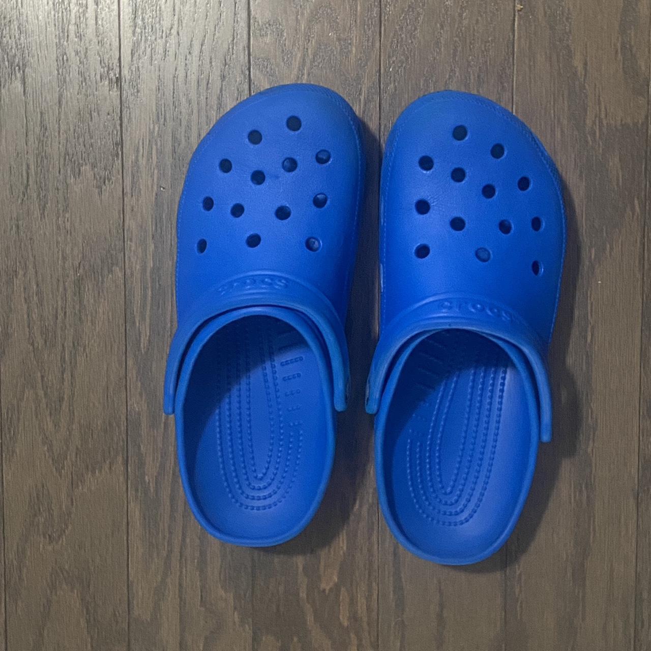 Men’s blue crocs size 9 Decent condition - Depop