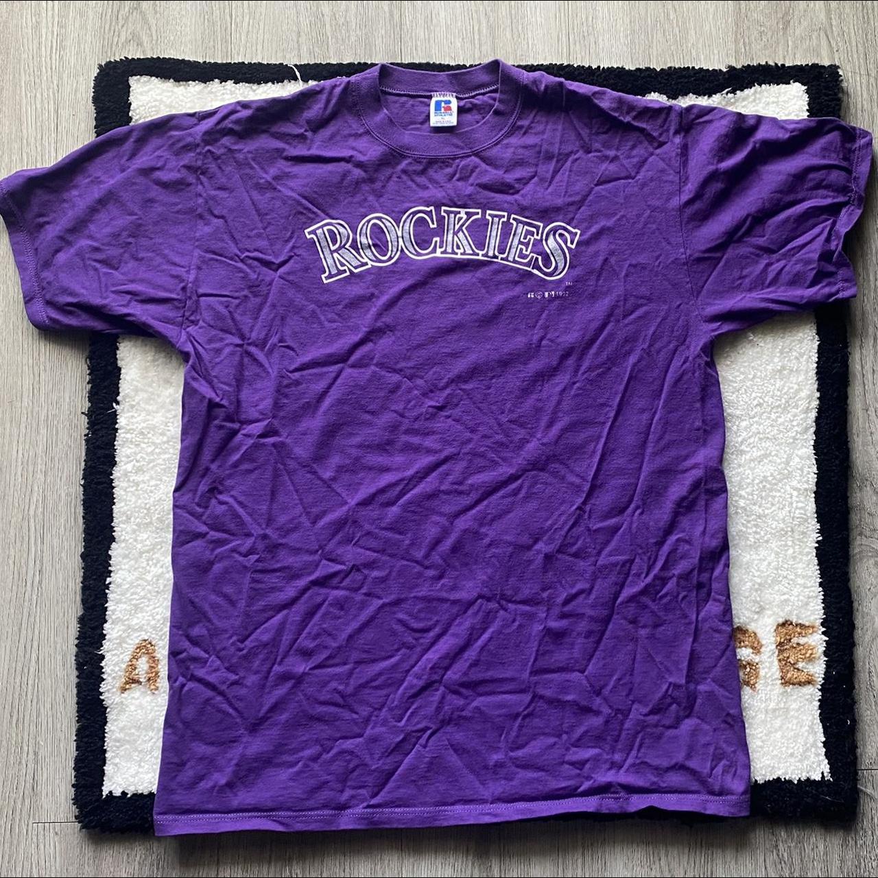 Vintage 1993 Colorado Rockies t-shirt Made In - Depop