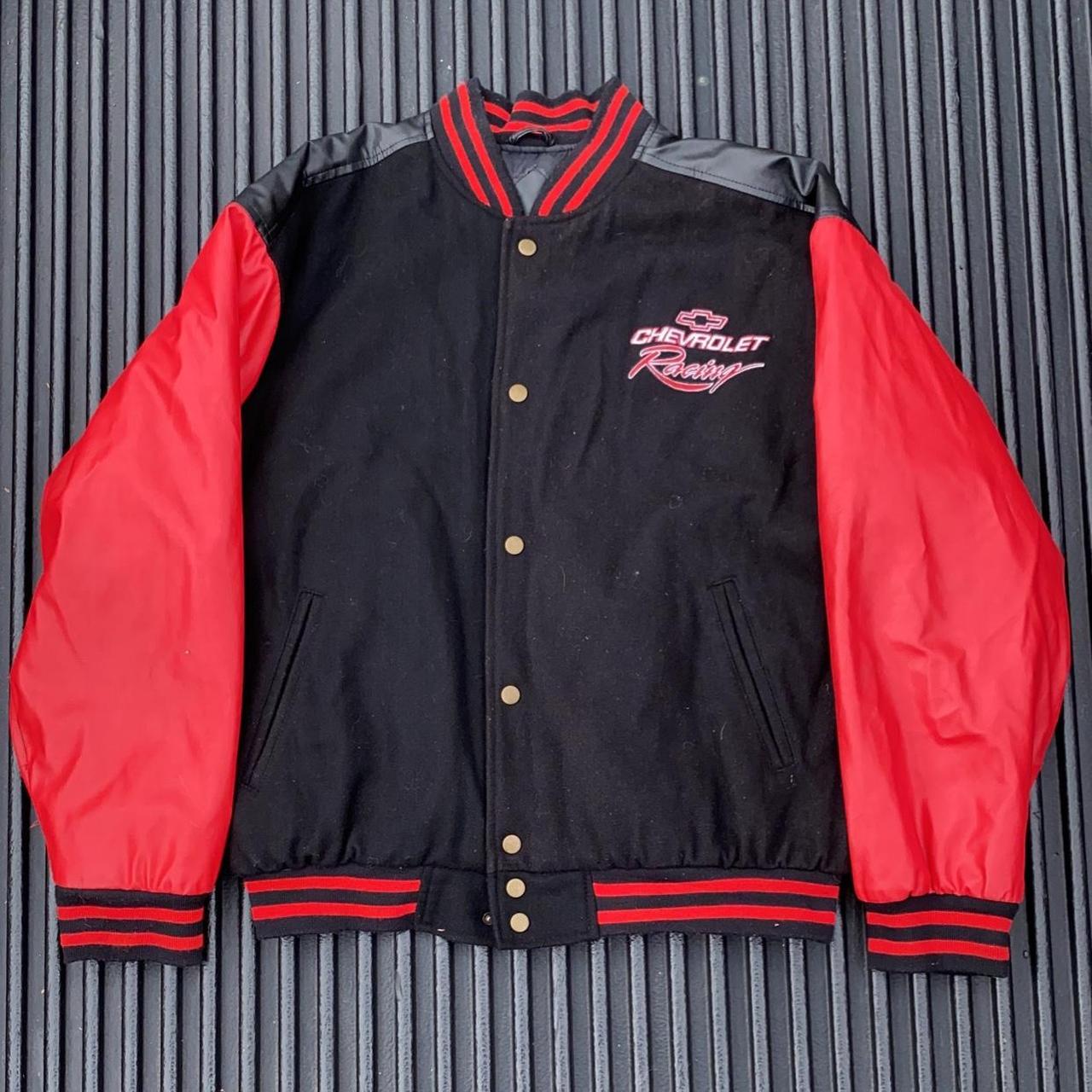 Steve & Barry's Men's Black and Red Jacket | Depop