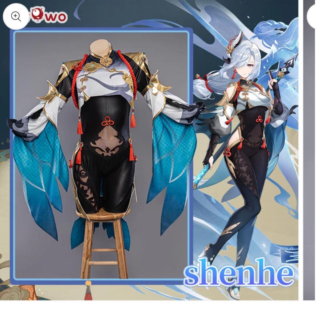 Shenhe Genshin impact cosplay Size: S Sold as-is,... - Depop