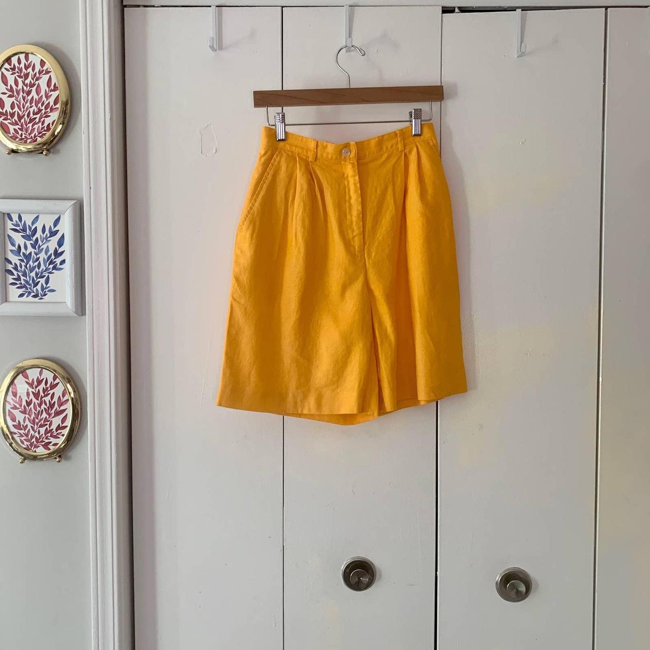 Vintage Talbots Linen Lined Walking Shorts waist - Depop