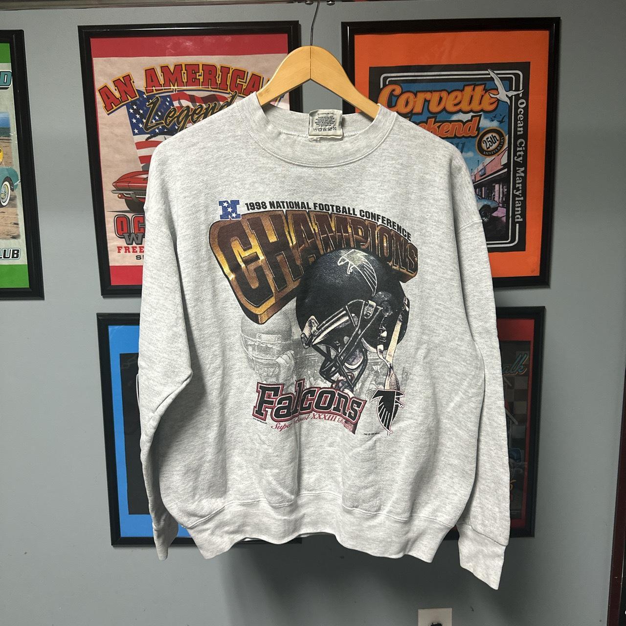 Vintage Atlanta Football Crewneck Sweatshirt Falcons 