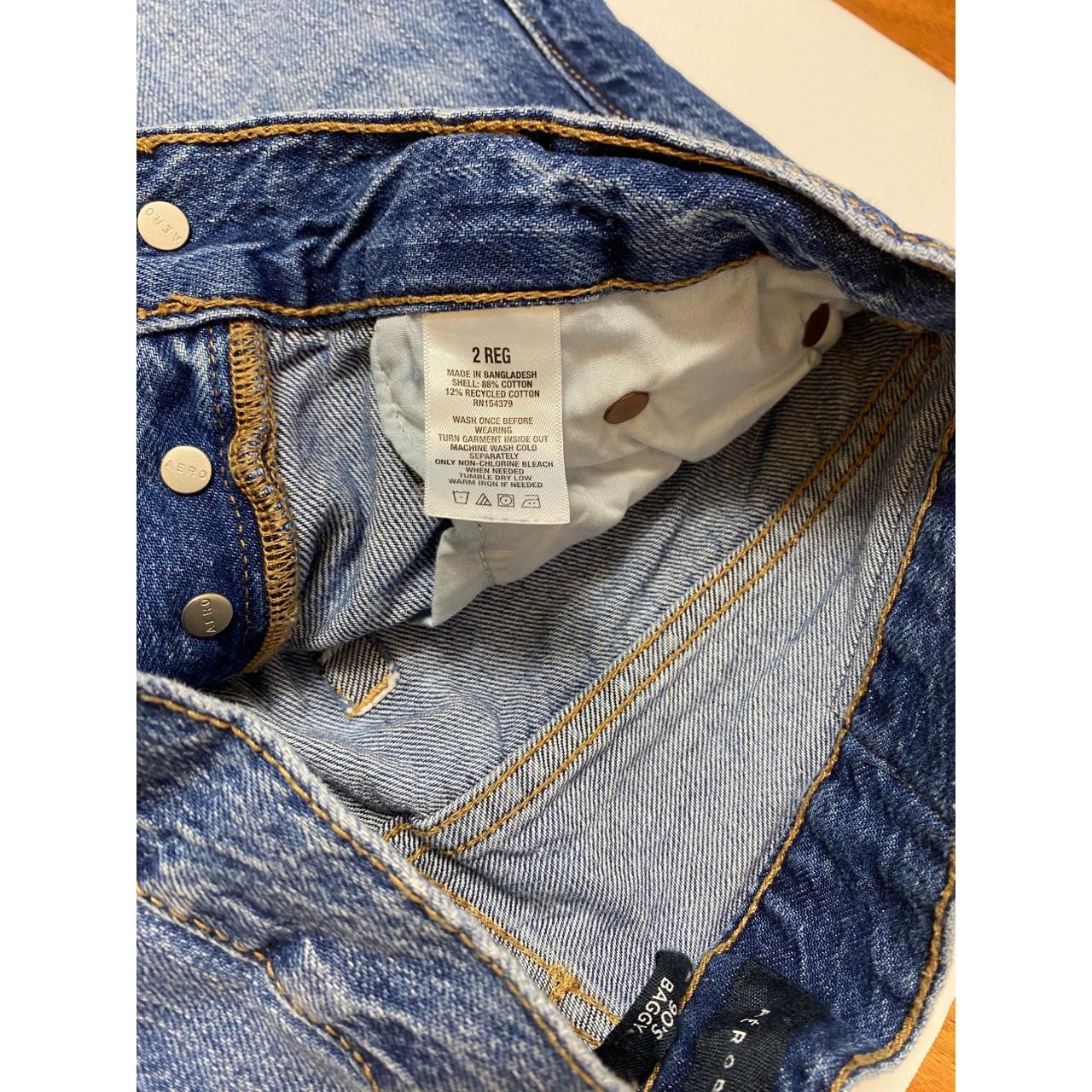 Aeropostale Straight Blue Jeans- size 2 straight... - Depop