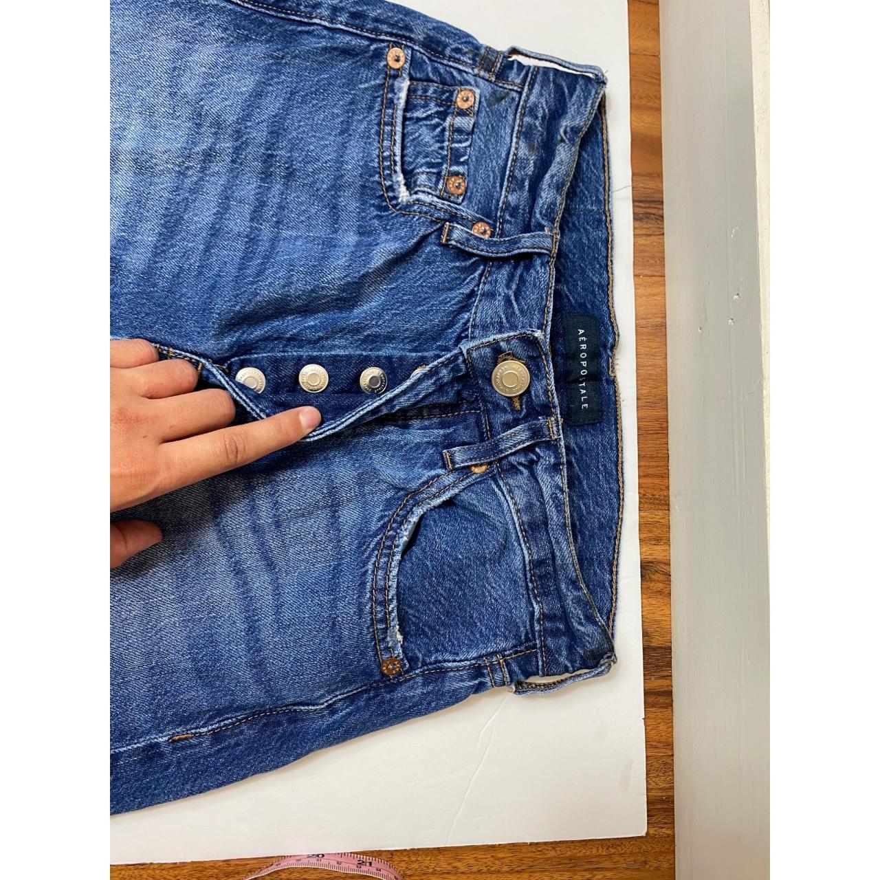 Aeropostale Straight Blue Jeans- size 2 straight... - Depop