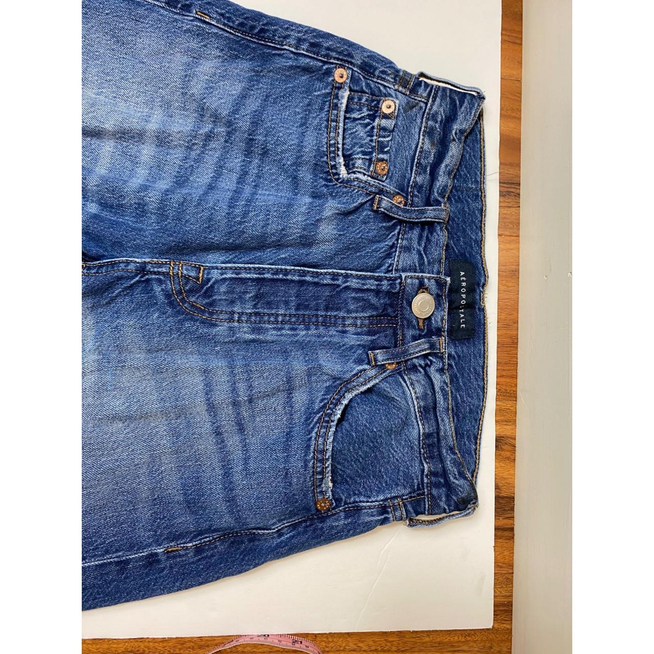 Aeropostale Straight Blue Jeans- size 2 straight... - Depop