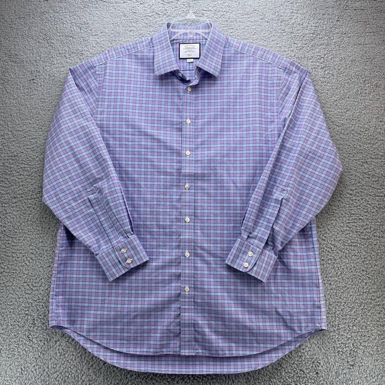 Charles Tyrwhitt Men's Purple Shirt