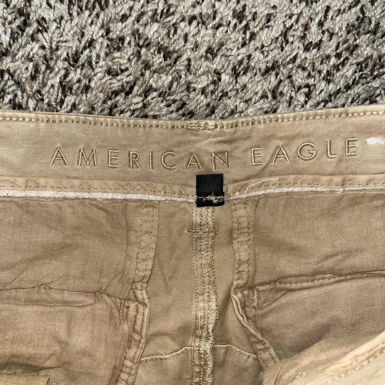 American Eagle Men's Tan Trousers Depop