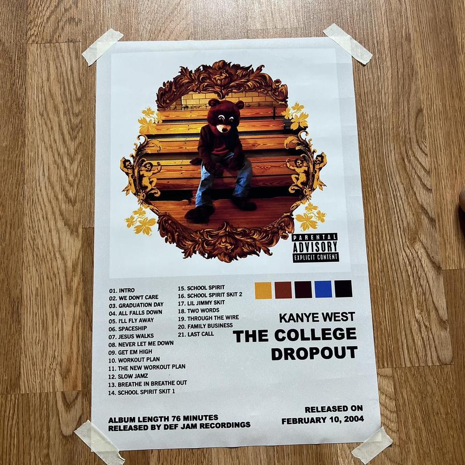 Kanye West x The College Dropout Poster